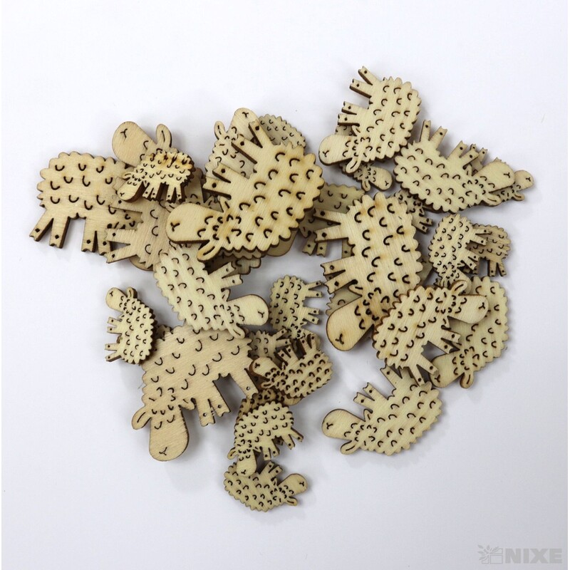 OVEČKY 2-4cm 30ks*PŘÍRODNÍ