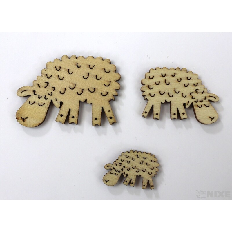 OVEČKY 2-4cm 30ks*PŘÍRODNÍ