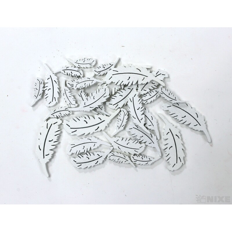 LISTY 2-4cm 30ks*BÍLÁ