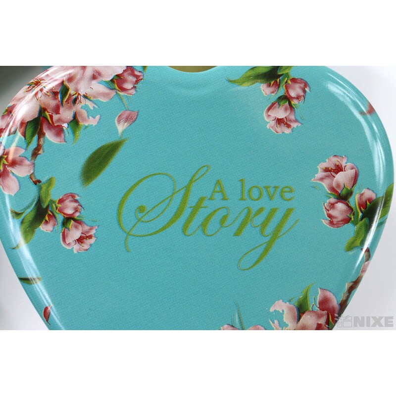 PLECHOVÉ SRDCE 11x4cm 9x4 7x3*