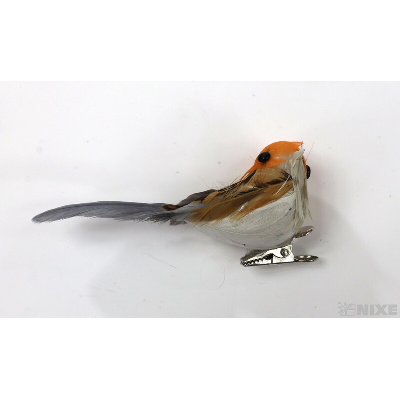 PTÁČEK KLIPS 9cm 12ks*MIX BAREV