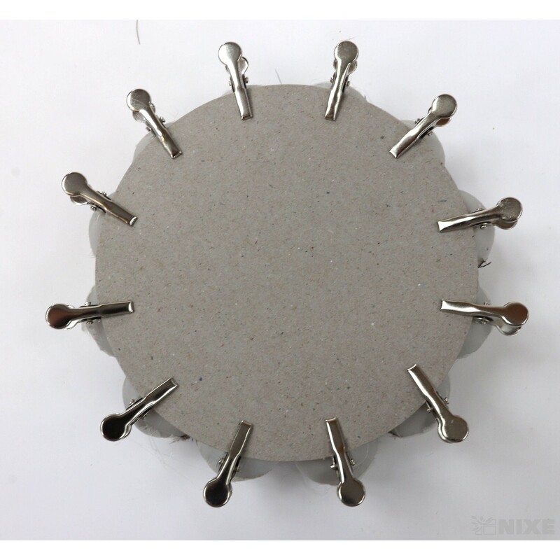 PTÁČEK KLIPS 9cm 12ks*PŘÍRODNÍ