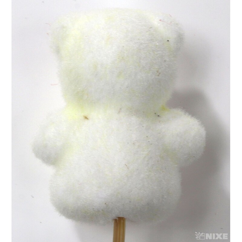 ZÁPICH MEDVÍDEK 6ks 5x20cm*BÍLÁ