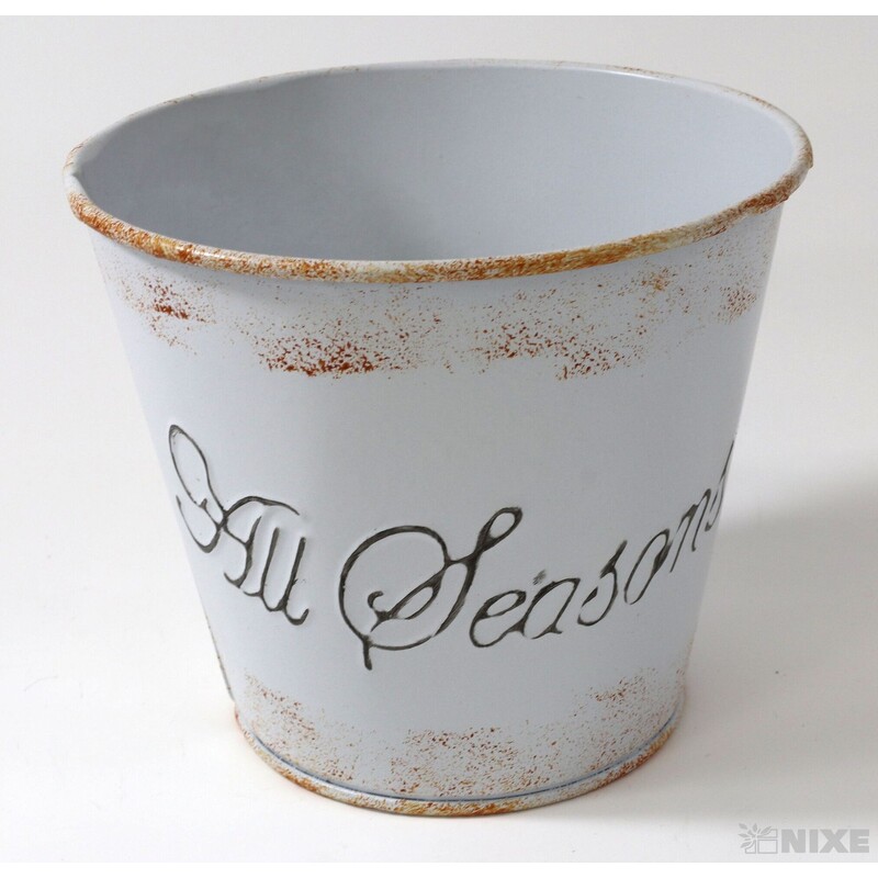 PLECHOVÝ OBAL 12x10cm*BÍLÁ