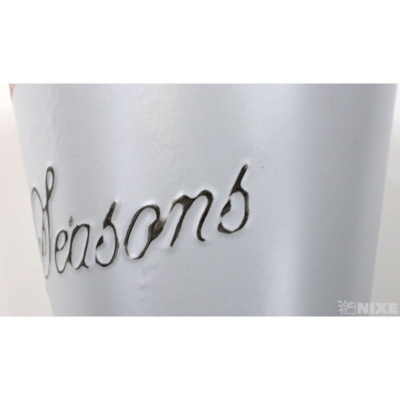 PLECHOVÝ OBAL 12x10cm*BÍLÁ