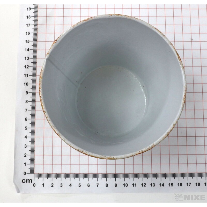 PLECHOVÝ OBAL 12x10cm*BÍLÁ