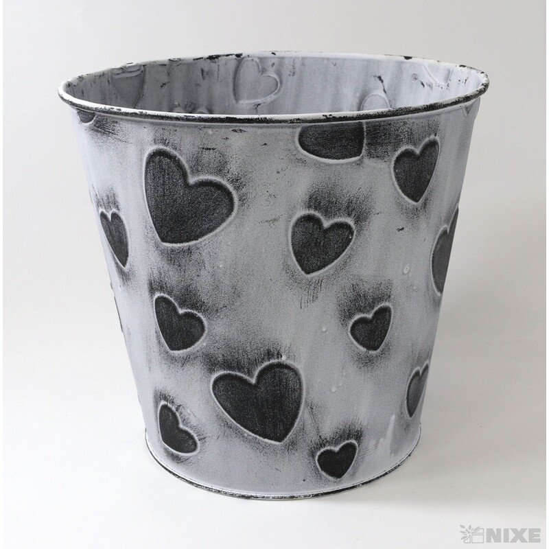 PLECHOVÝ OBAL 18x17cm*BÍLÁ