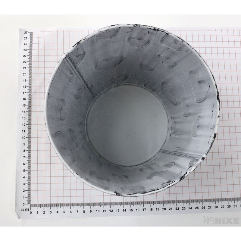 PLECHOVÝ OBAL 18x17cm*BÍLÁ