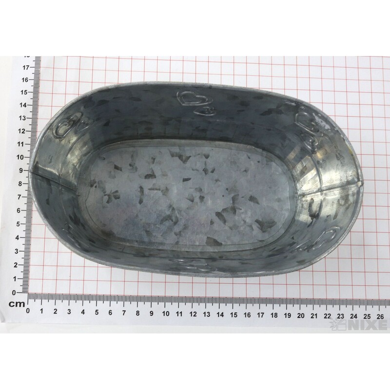 PLECHOVÁ MISKA OVÁL 18x11x9cm*