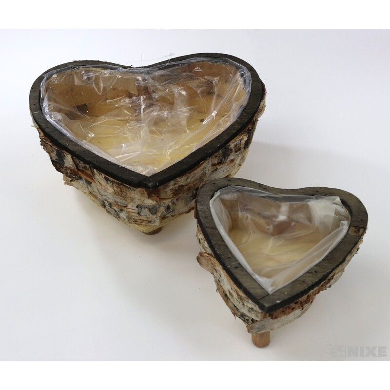 OBAL SRDCE KŮRA 22x8cm 16x5cm*PŘÍRODNÍ