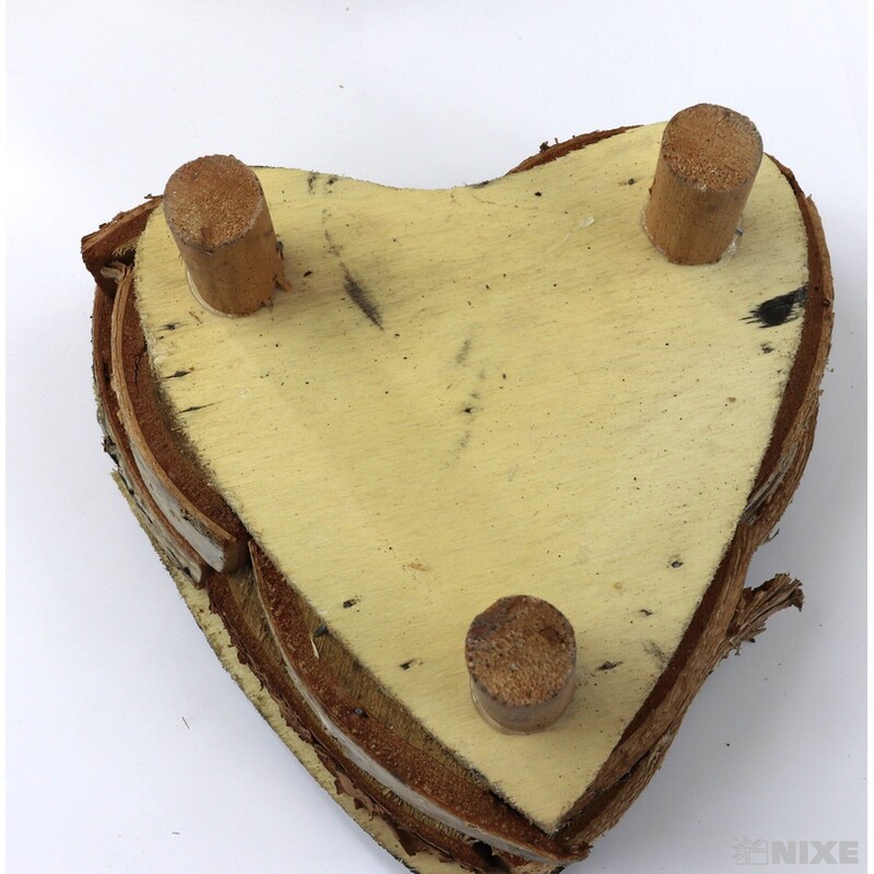 OBAL SRDCE KŮRA 22x8cm 16x5cm*PŘÍRODNÍ