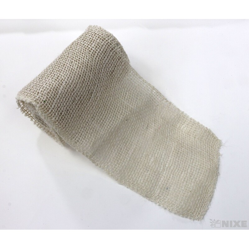 STUHA JUTA 120cmx5yd*BÍLÁ