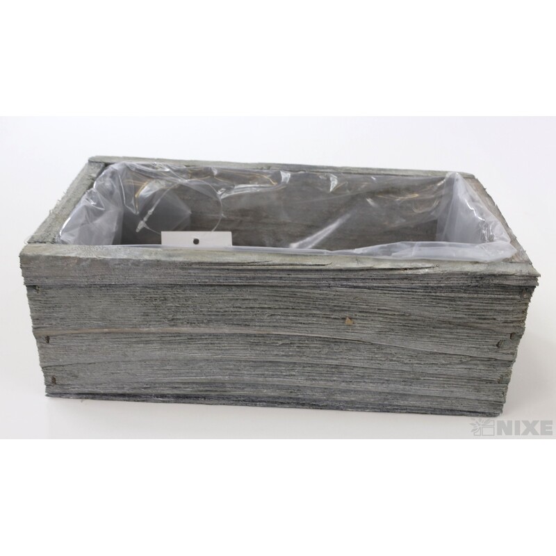 OBAL OBDÉLNÍK 20x10x8cm*ŠEDÁ