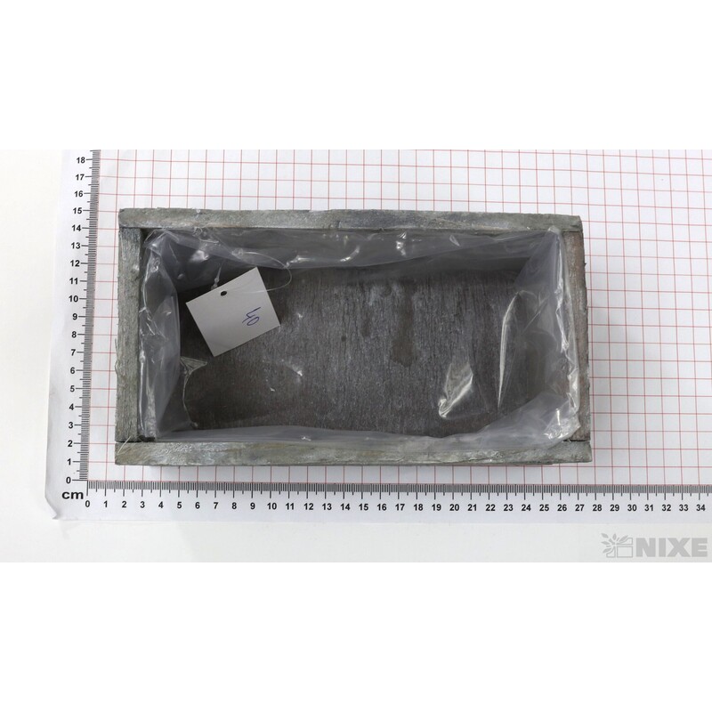 OBAL OBDÉLNÍK 20x10x8cm*ŠEDÁ