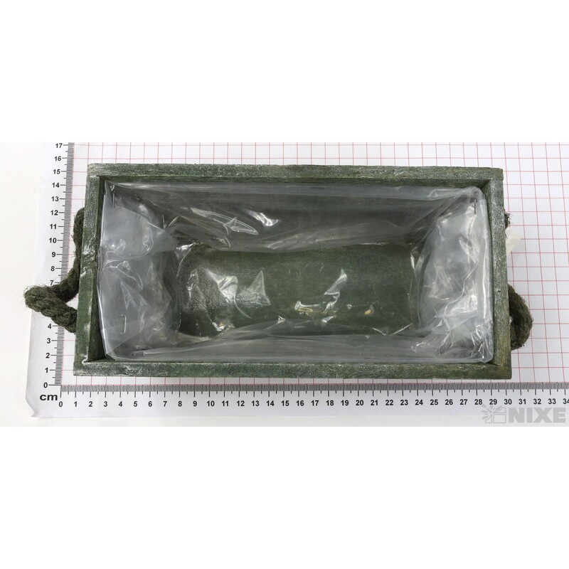 OBAL OBDÉLNÍK 23x11x8cm*ZELENÁ