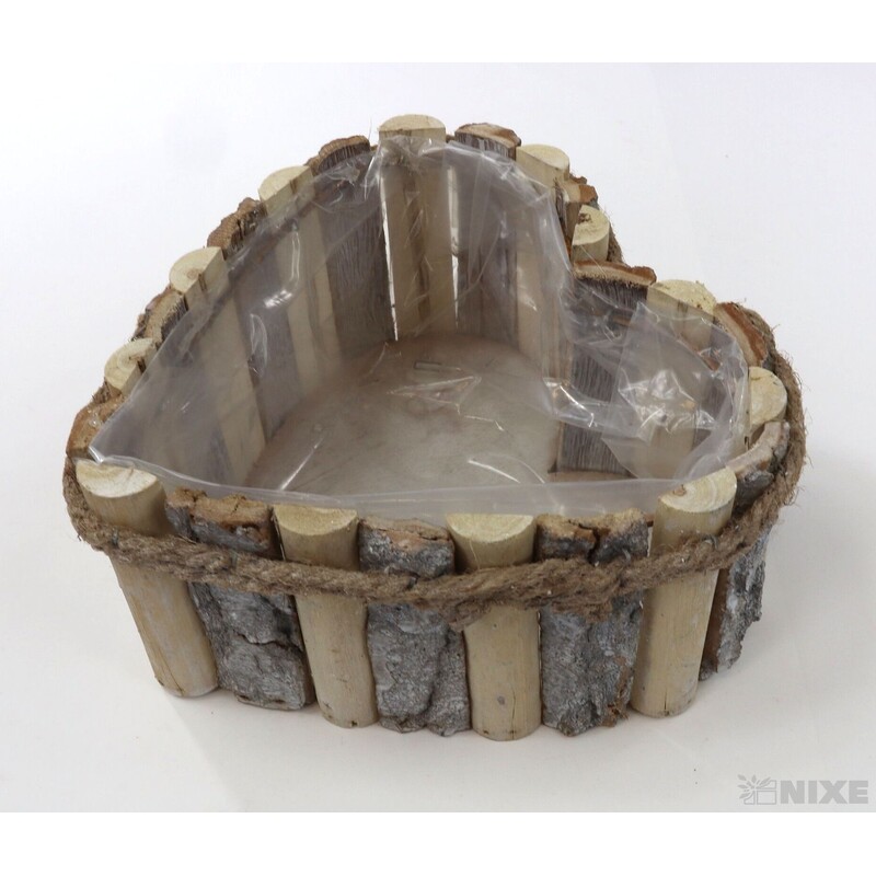 SRDCE DŘEVO 20x10cm*PŘÍRODNÍ