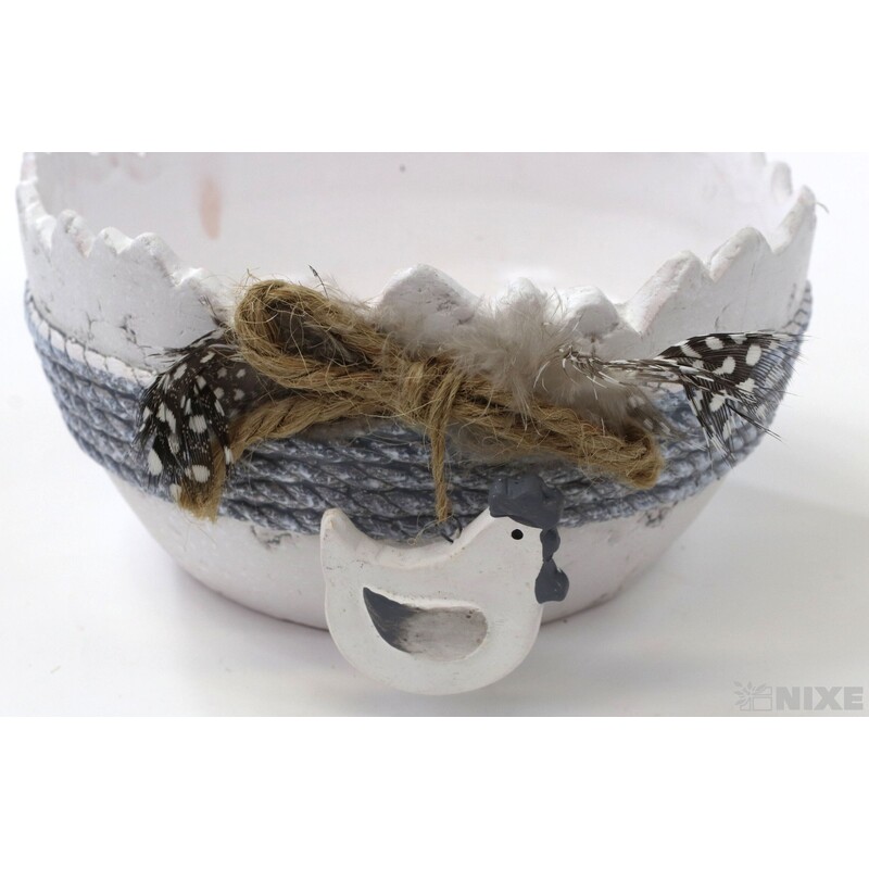 MISKA KERAMIKA 12x6cm*BÍLÁ