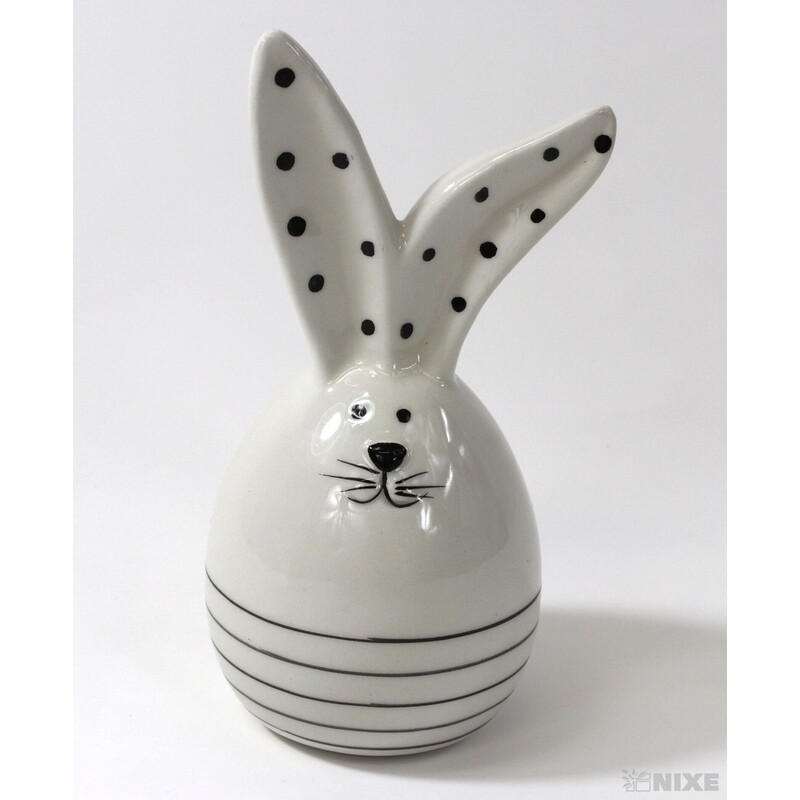ZAJÍC KERAMIKA 15cm*BÍLÁ
