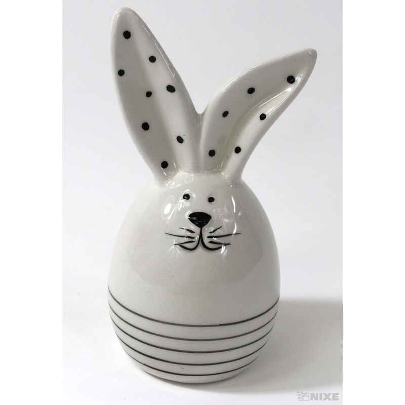 ZAJÍC KERAMIKA 11cm*BÍLÁ