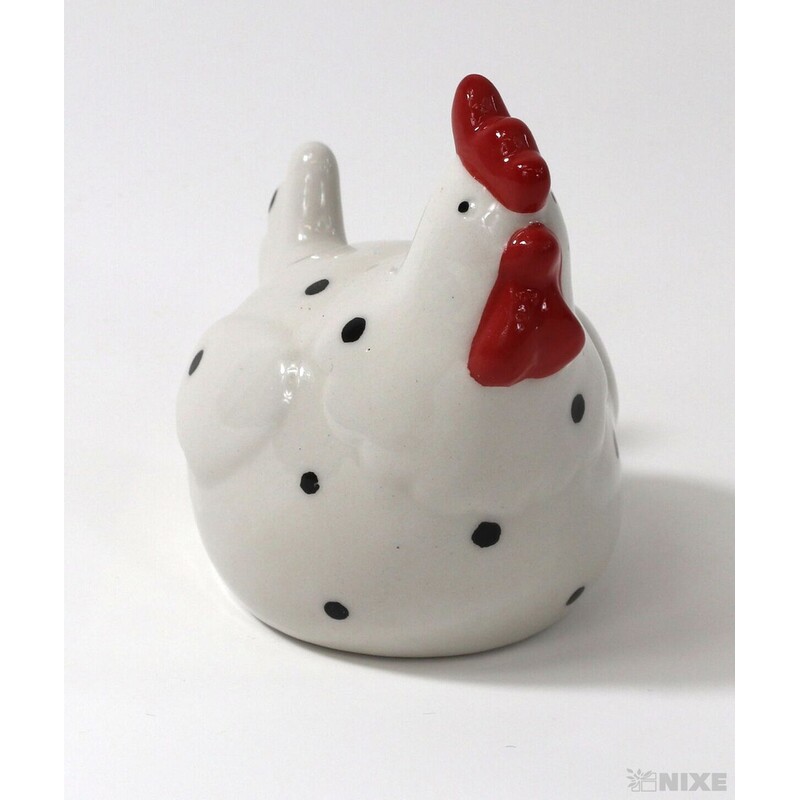 SLEPICE KERAMIKA 8x7cm*BÍLÁ