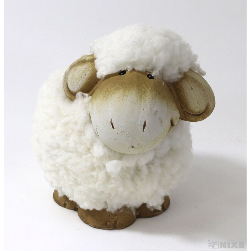 OVEČKA KERAMIKA 10x10cm*BÍLÁ