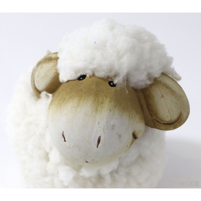 OVEČKA KERAMIKA 10x10cm*BÍLÁ