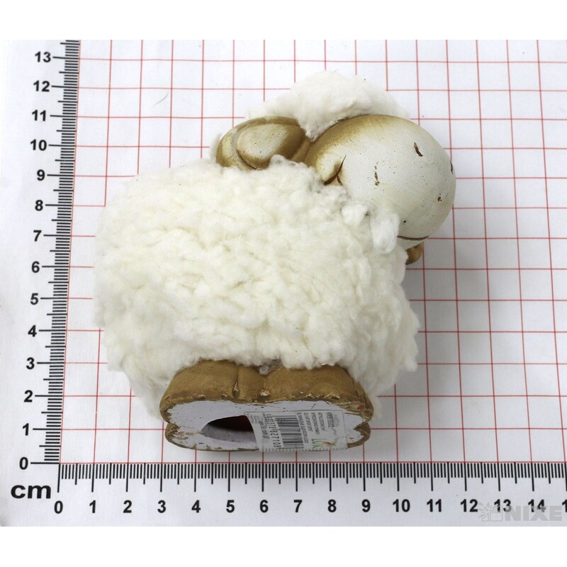 OVEČKA KERAMIKA 10x10cm*BÍLÁ