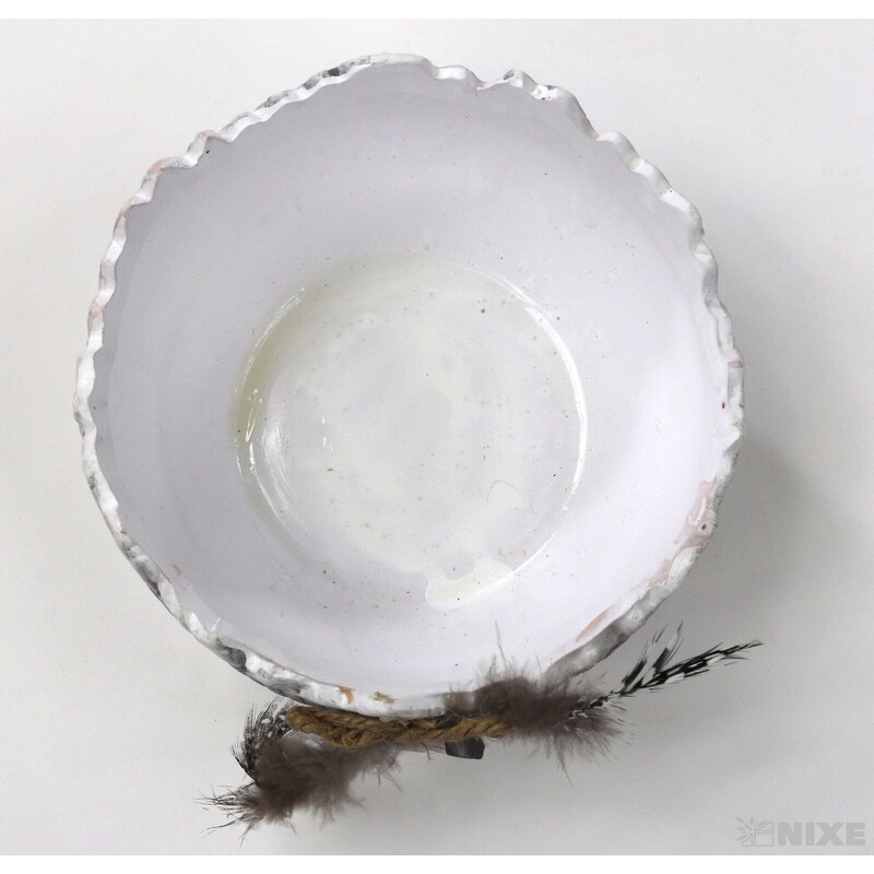 MISKA KERAMIKA pr.16x8cm*BÍLÁ