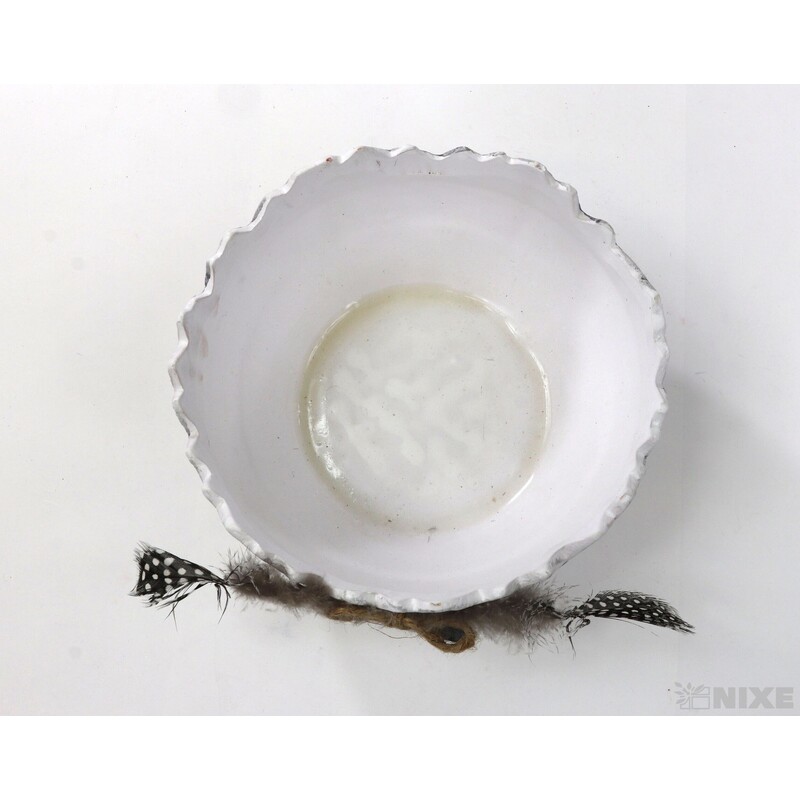 MISKA KERAMIKA pr. 19x11cm*BÍLÁ