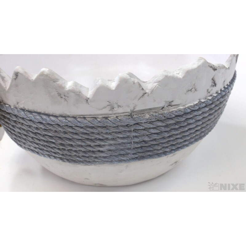 MISKA KERAMIKA pr. 19x11cm*BÍLÁ