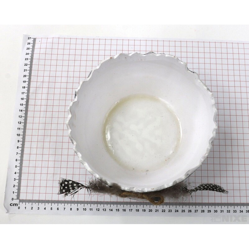 MISKA KERAMIKA pr. 19x11cm*BÍLÁ