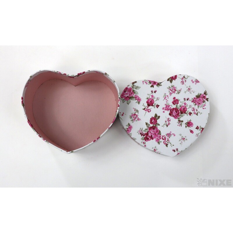 KRABICE SRDCE 13x7cm 11x6 10x5*