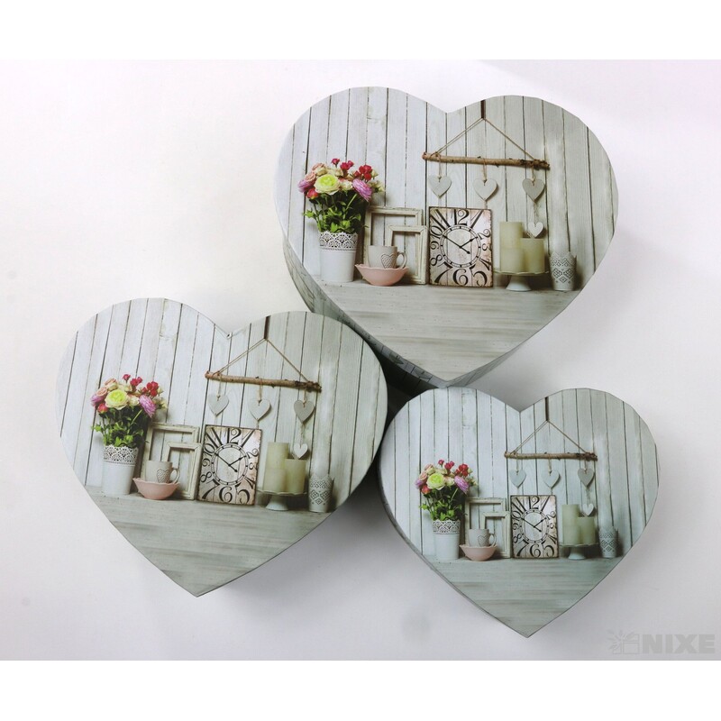 KRABICE SRDCE 20x9cm 19x8 17x6*