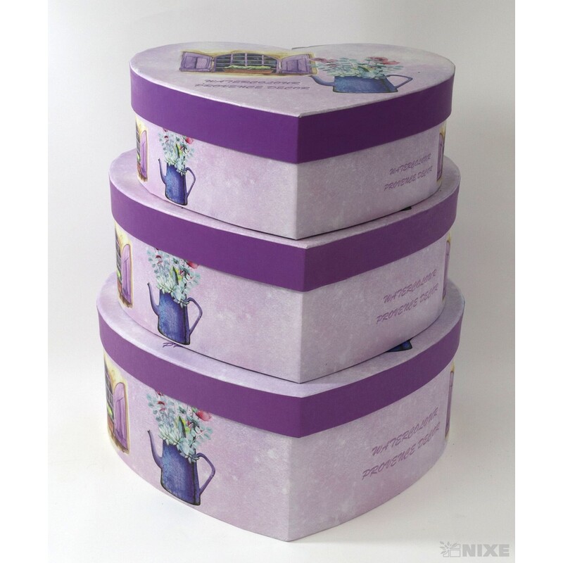 KRABICE SRDCE 20x9cm 19x8 17x6*