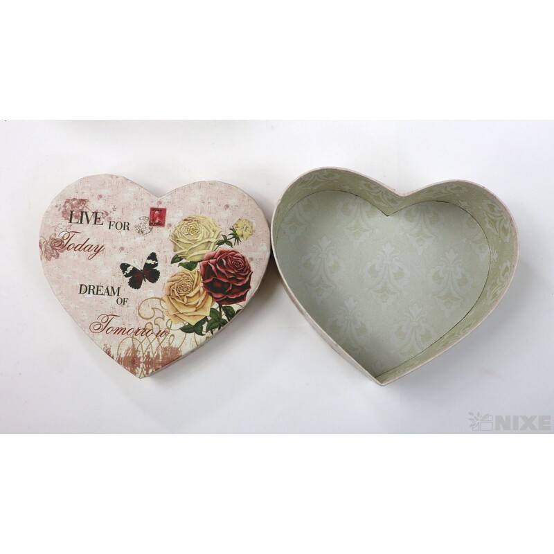 KRABICE SRDCE 20x9cm 19x8 17x6*