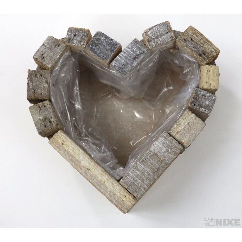 SRDCE DŘEVO 14x9cm*PŘÍRODNÍ