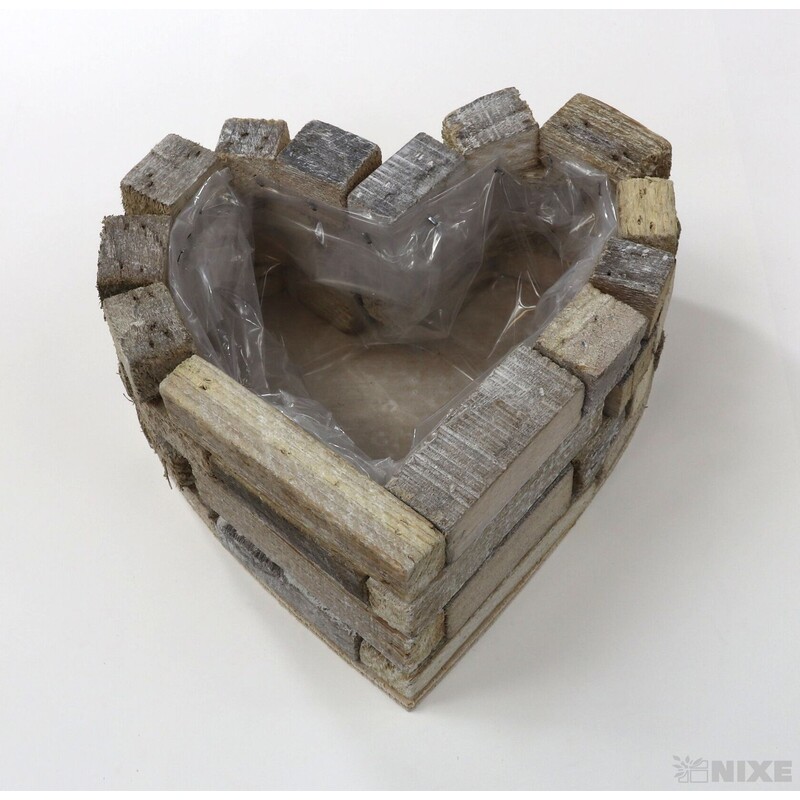 SRDCE DŘEVO 14x9cm*PŘÍRODNÍ