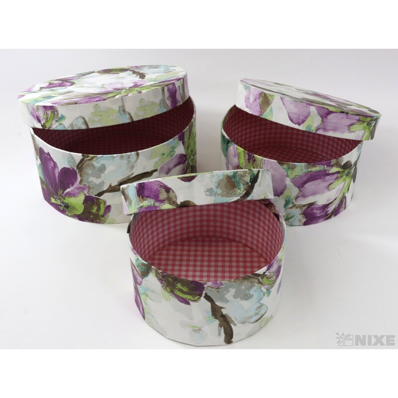 KVĚTINOVÝ BOX pr. 15x8cm 17x9 21x10*MIX BAREV