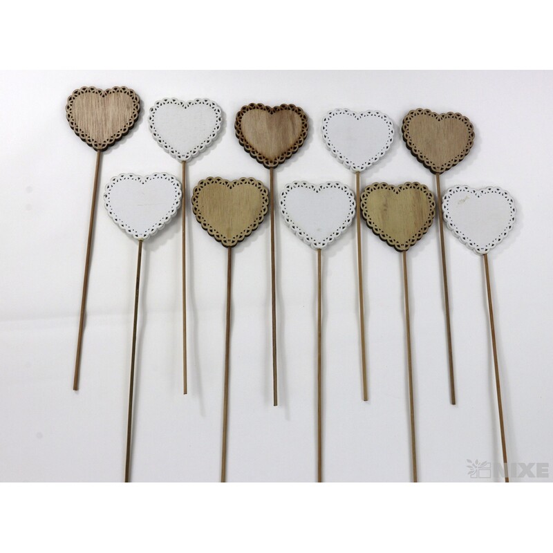 ZÁPICH SRDCE 7x28cm 10ks*