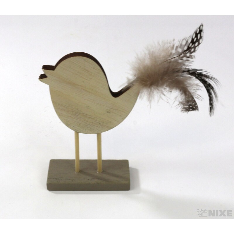 PTÁČEK DŘEVO 12cm*