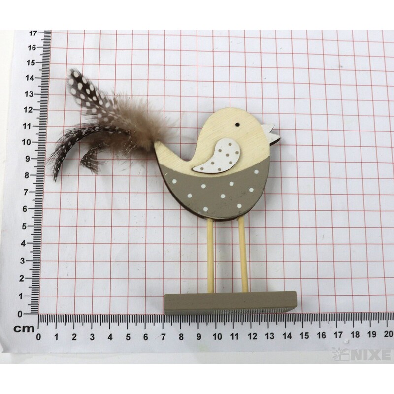 PTÁČEK DŘEVO 12cm*