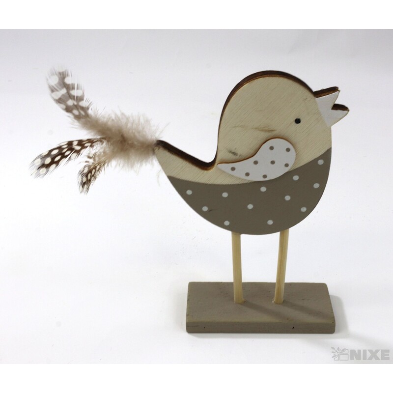 PTÁČEK DŘEVO 15cm*