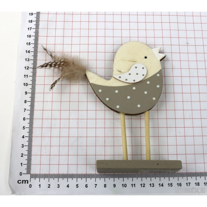 PTÁČEK DŘEVO 15cm*