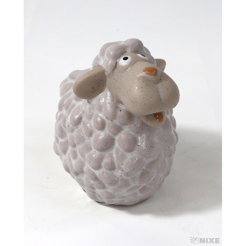 OVEČKA KERAMIKA 7x6cm*BÍLÁ