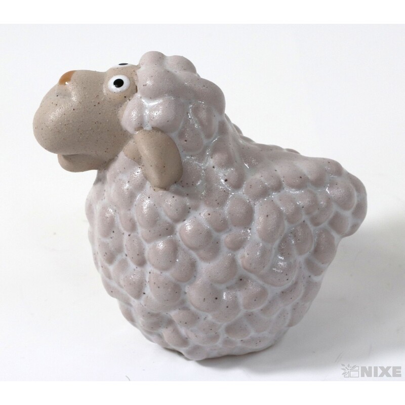 OVEČKA KERAMIKA 7x6cm*BÍLÁ