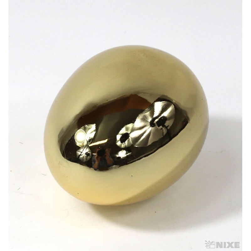 VAJÍČKA KERAMIKA 8x5cm*ZLATÁ