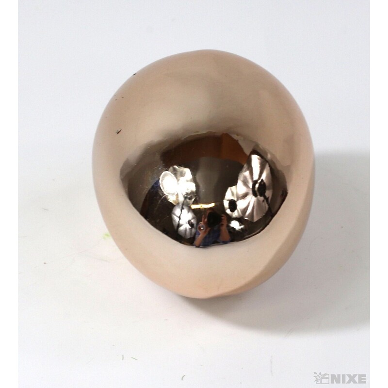 VAJÍČKA KERAMIKA 8x5cm*MĚDENÁ