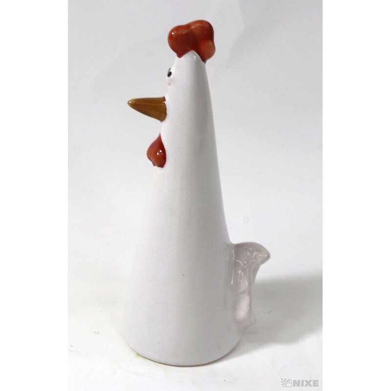 KOHOUT KERAMIKA 13cm*BÍLÁ