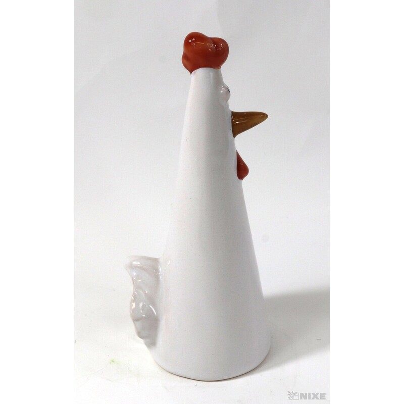 KOHOUT KERAMIKA 13cm*BÍLÁ