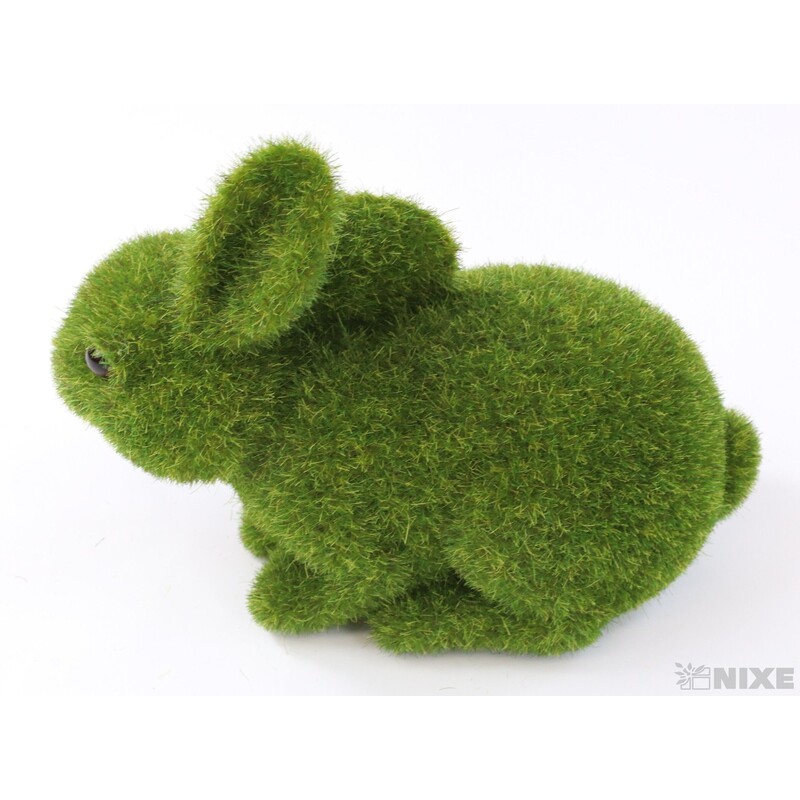 ZAJÍC 16x13cm*ZELENÁ